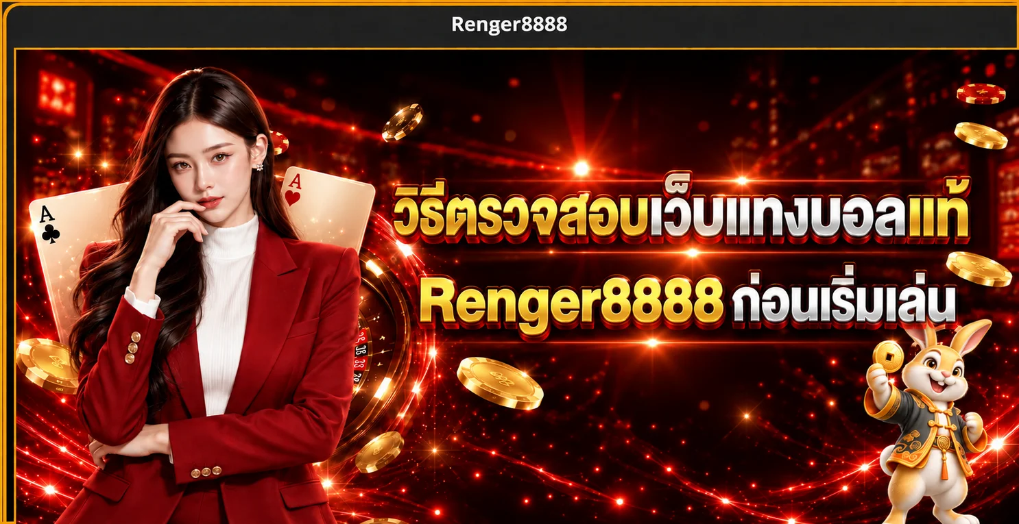Renger8888 วิธีตรวจเว็บแทงบอลแท้ก่อนสมัคร